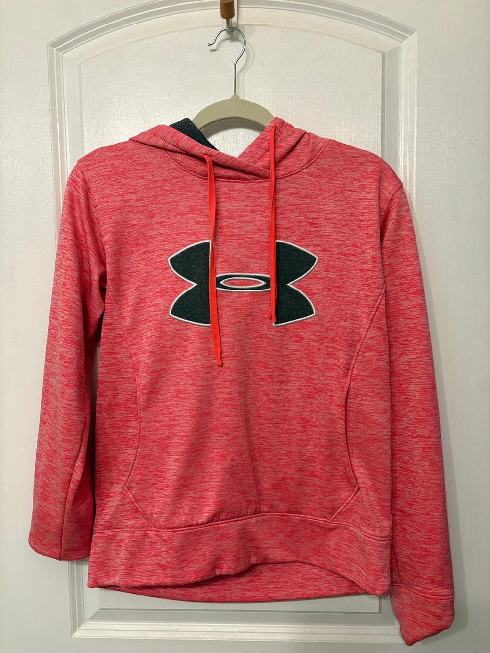 Under Armour Coral Heather Pullover with Dark Gray Trim